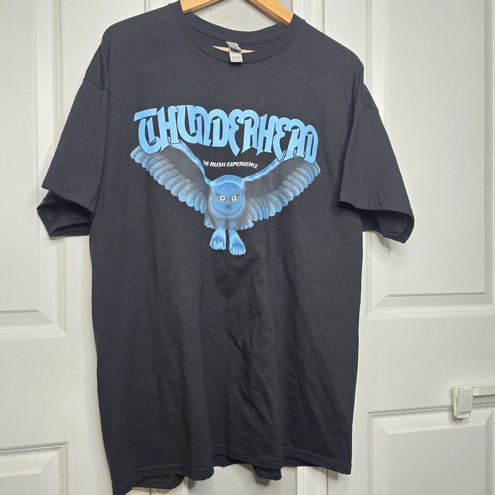 Thunderhead "The Rush Experience" Men's XL Black Owl  T Shirt